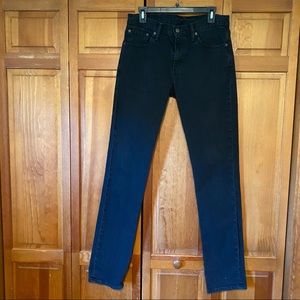 Levi’s Black Slim Straight Jeans